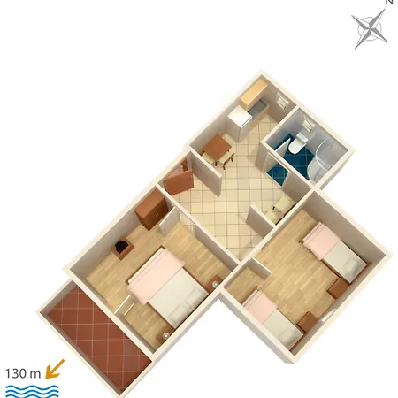 Апартаменты By The Sea Duce, Omis - 4852